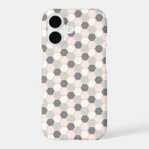 Pastel Pink Geometric Hexagon iPhone 7 PLUS + Case