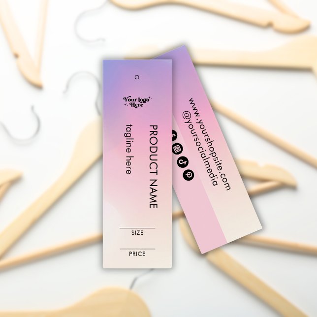 Pastel Pink Gradient Rainbow Logo Size Price  (Creator Uploaded)