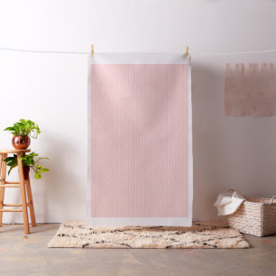 Pastel Pink Hearts Pattern Fabric