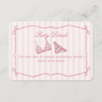 Pastel Pink Lace Lingerie Shower Details