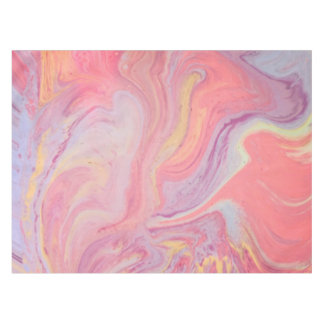 Pastel pink liquify tablecloth
