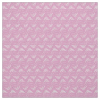 Pastel Pink Merry Christmas Tree Fabric