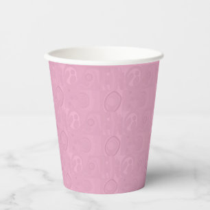 Pastel Pink Mother's Day Collection Paper Cups