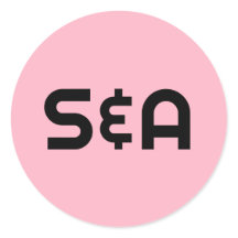 Pastel Pink Retro Monogrammed Wedding