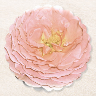 Pastel Pink Rose Coaster