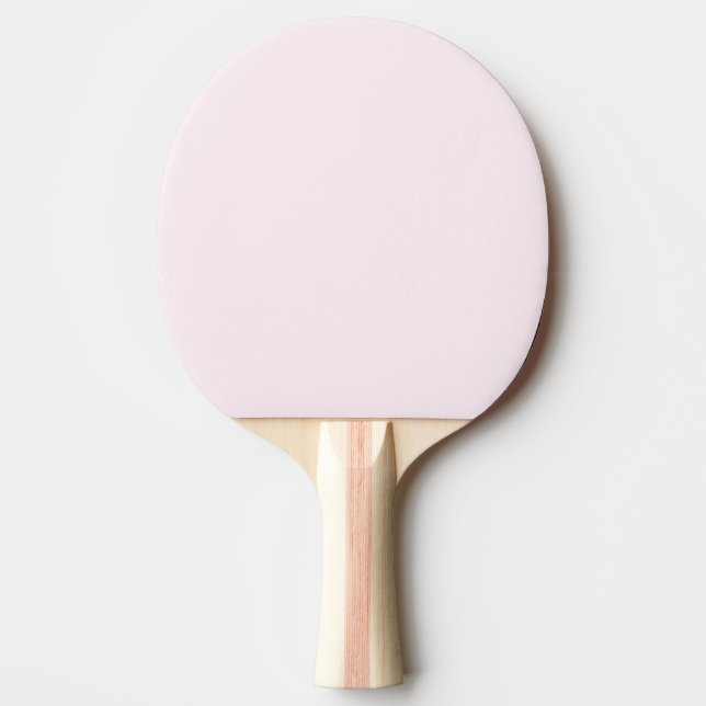 Pastel Pink Solid Colour  Ping Pong Paddle (Front)