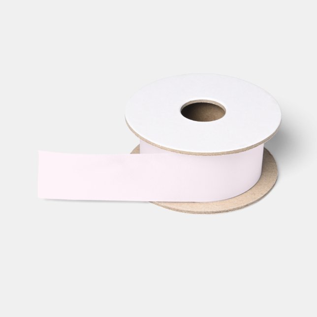 Pastel Pink Solid Colour Satin Ribbon (Spool)