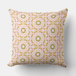 Pastel Pink Spring Green Star Dopamine Decor Girly Cushion