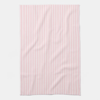 Pastel Pink Stripes. Tea Towel