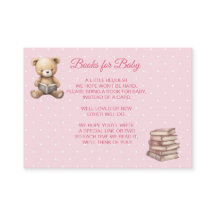 Pastel Pink Teddy Bear - Books for Baby