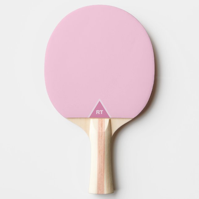 Pastel Pink Two Tone Ping Pong Paddle (Front)