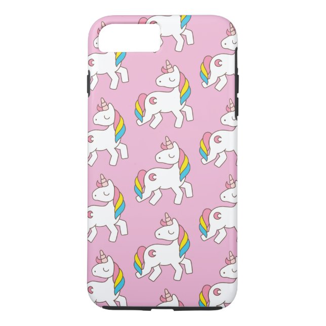 Pastel Pink  Unicorn Pattern Case-Mate iPhone Case (Back)