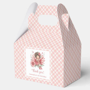 Pastel Pink Whimsical Fairy Floral Girl Favor Box