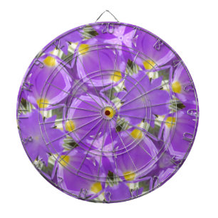 pastel pink-white patterns dartboard