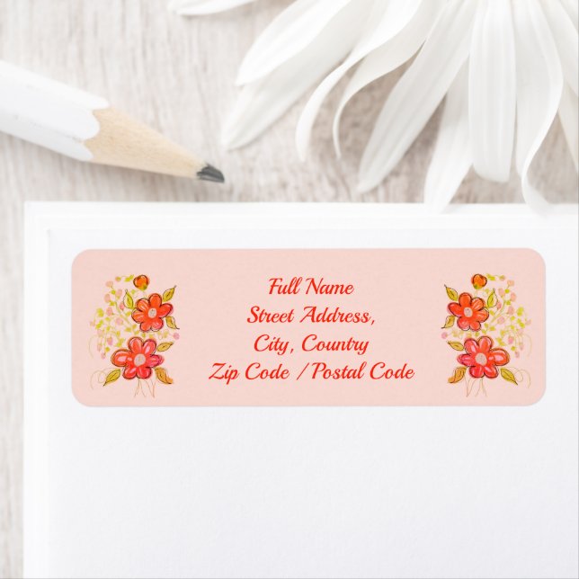 Pastel pink with bright orange typography (Insitu)