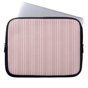 Pastel Pinks Vertical Stripes Laptop Sleeve