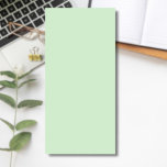 Pastel Pistachio Solid Colour | Classic | Elegant Magnetic Notepad<br><div class="desc">Pastel Pistachio Solid Colour | Classic | Elegant | Trendy | Stylish | Gift</div>