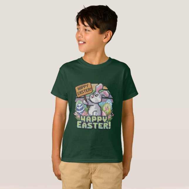 Pastel Pixelation T-Shirt (Front Full)
