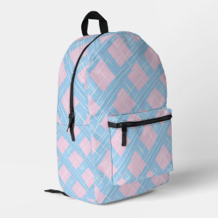 Pastel Plaid Backpack