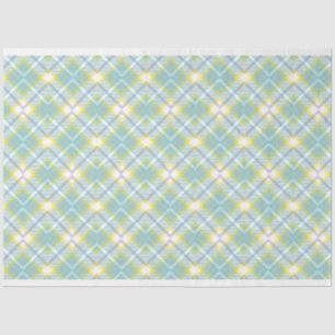 Pastel Plaid Decoupage Tissue Paper