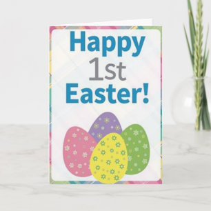 Pastel Plaid Easter Card