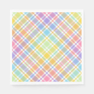 Pastel Plaid  Napkin