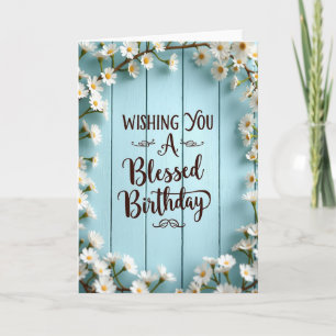Pastel Plank Birthday Card