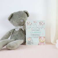 Pastel Plush Toys Virtual Birthday Party