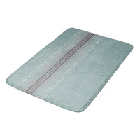 Pastel poka dot bath mat