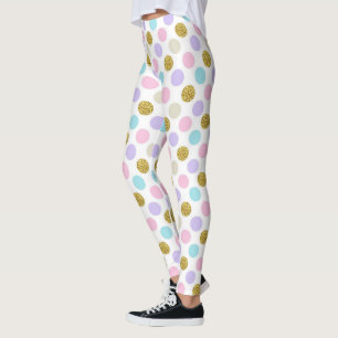 Pastel Polka Dot Leggings