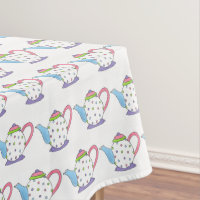 Pastel Polka Dot Tea Pot Teapot Party Shower