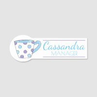 Pastel Polka Dot Teacup Tea Cup Cafe