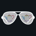 Pastel Polka Dot Teapot Tea Party Bridal Shower<br><div class="desc">Great as a party favour or goody bag gift! Party shades sunglasses feature an original marker illustration of a pastel polka dot teapot.

This illustration is also available on other products. Don't see what you're looking for? Need help with customisation? Contact Rebecca to have something designed just for you.</div>