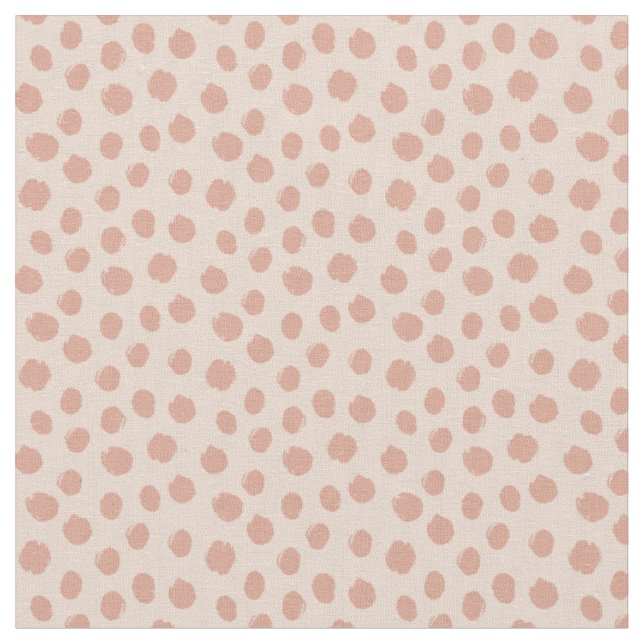 Pastel polka dots fabric (Close Up)