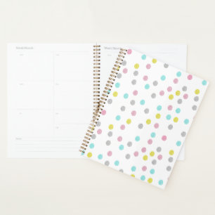 Pastel Polka Dots  Planner