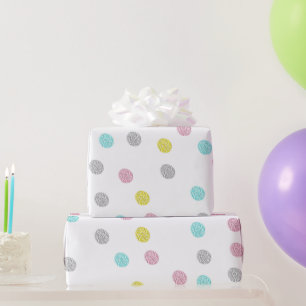 Pastel Polka Dots Wrapping Paper