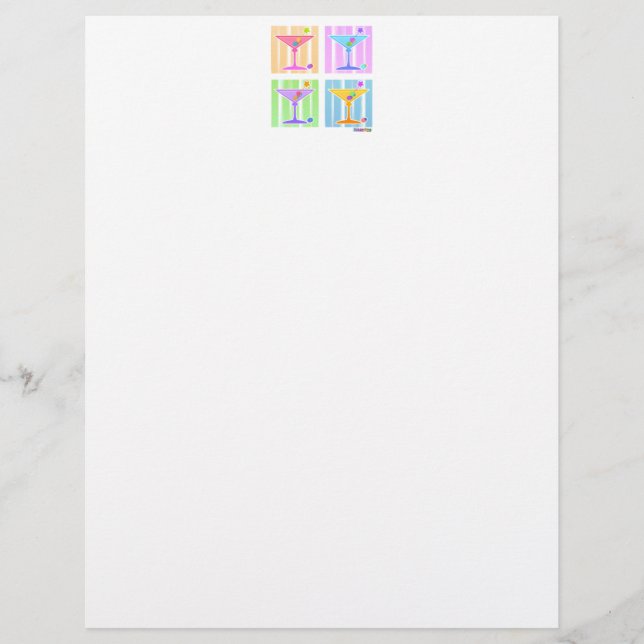 PASTEL POP ART MARTINIS (Front)