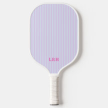 Pastel Pop Stripe Design Tiny Initials Monogram