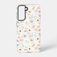Pastel Poppy Floral Garden Pattern