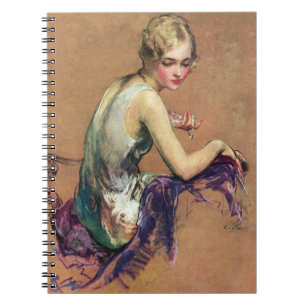 Pastel Portrait Spiral Notebook