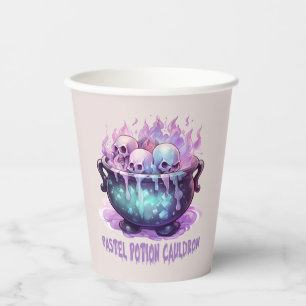 Pastel Potion Cauldron Paper Cups