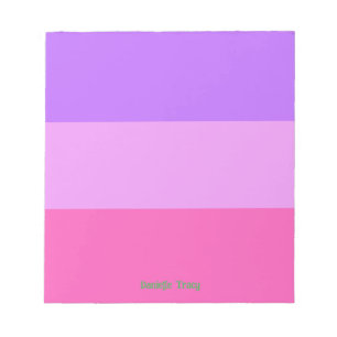 Pastel Pretty Spring Colours Custom  Notepad