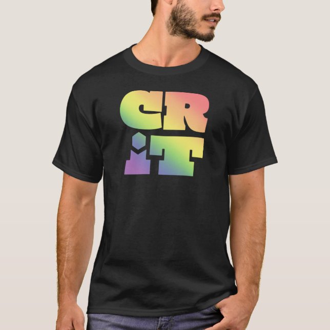 Pastel Pride-CRIT! T-Shirt (Front)