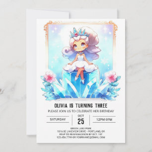 Pastel Princess Birthday Invitation