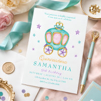 Pastel Princess Carriage Birthday Party for Girls