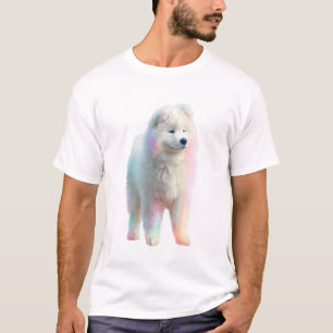 Pastel Prismatic Samoyed Fluff Men T-Shirt