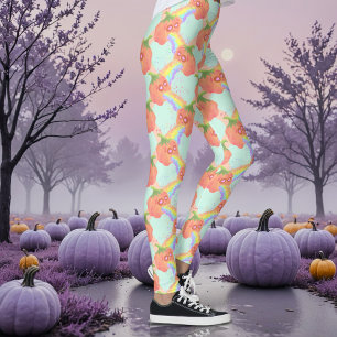 Pastel Puking Pumpkins sky  Leggings