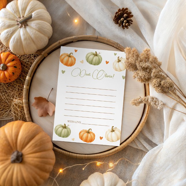 Pastel Pumpkin Birthday Time Capsule Card (Creator Uploaded)
