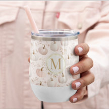 Pastel Pumpkin Monogram – Personalised Initial