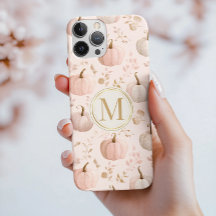 Pastel Pumpkin Monogram – Personalised Initial